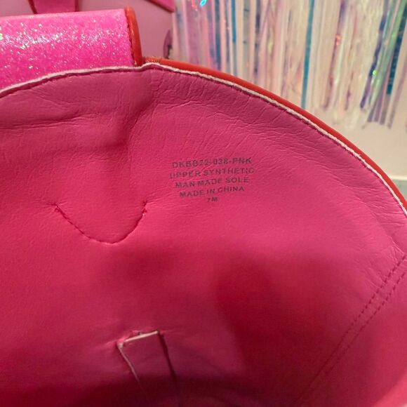 Dolls-kill Women's Pink and Red Boots - Picture 7 of 8